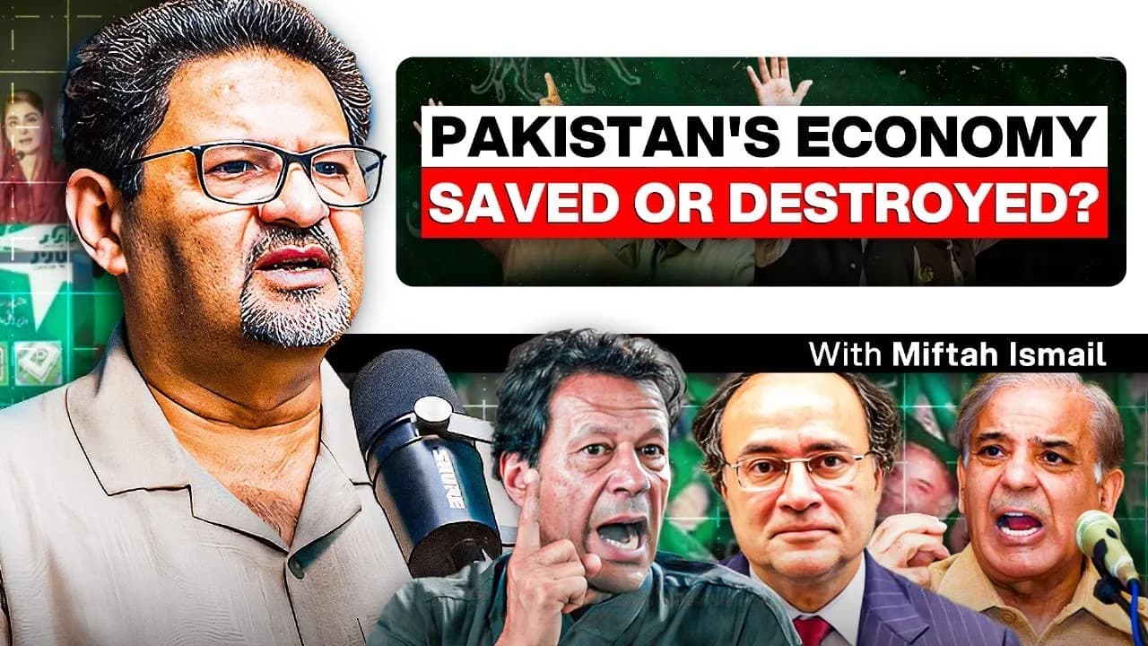 Miftah Ismail finance and economics podcast trailer