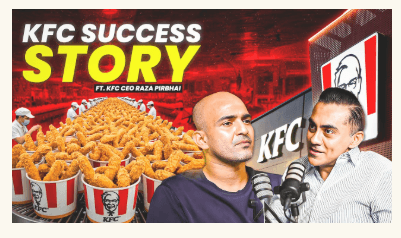 KFC CEO Raza Pirbhai podcast episode trailer